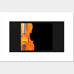 A violin on black Posters and Art